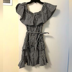 Black and White gingham dress